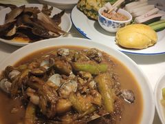 手工虾酱、咸鱼海菜饼子-日丰园海肠水饺·老字号大连海鲜(和平广场店)