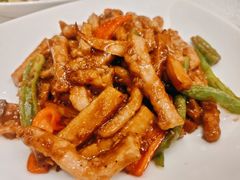 里脊炒鲍菇-大铁勺新津菜(东丽阳光新业广场店)