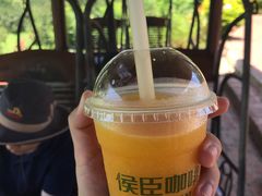 芒果冰沙-侯臣咖啡文化村