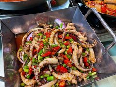 铁板鱿鱼须-昱龙大盆牛蛙馆(三兴街总店)