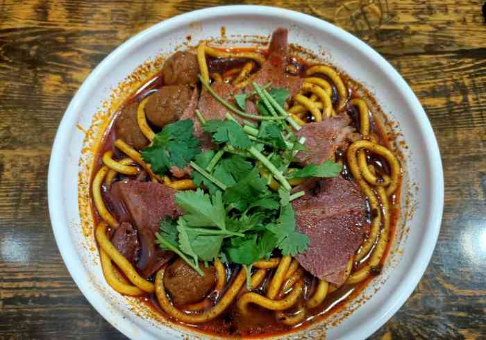 十凤牛肉丸子面(中大街店)-"味道一般!嘴上的诱惑挡不住!不过我朋友.