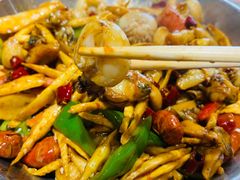 -东来菜馆•手抓海鲜家常菜•海鲜锅贴(鸽子窝店)