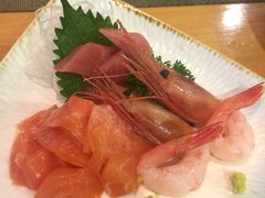 三文鱼甜虾刺身-天正河鲀·河豚亭(大连店)