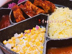 芝士排骨女孩双人锅-肥肥虾庄·金牌油焖大虾(杨园滨江时代walk店)