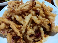 炸鱿鱼条-天伦海鲜·老味道·青岛菜(栈桥天主教堂店)