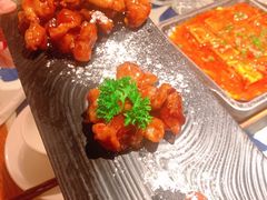 雪花糖醋里脊-绿茶餐厅(王府井永宁门店)