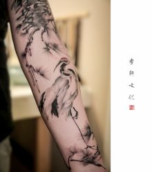 水墨-李轩纹身LEE TATTOO