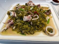 酸菜炒鱿鱼-温岭人家(红花北路店)