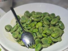 葱油蚕豆-吴越荣记苏州菜·松鼠桂鱼 100% 活鱼现做(月光码头店)