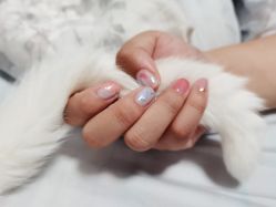 -手牵手美甲