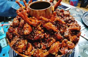 Chicken and Chicken Feet Pot