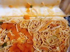 番茄鸡蛋炒面-老婆婆炒饭(小白楼1902欧式风情街店)
