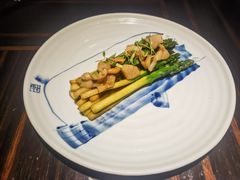 贝柱炒芦笋配XO酱-山葵家·创意料理(宁波来福士店)