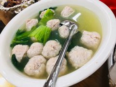 上汤浸手工自制猪肉丸-大地土窑菜馆·特色罗浮农家菜(罗浮山景区店)