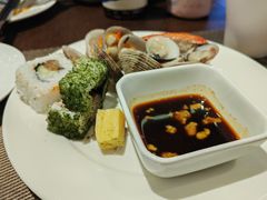 -大中华希尔顿酒店-念自助餐·海南美食·三文鱼