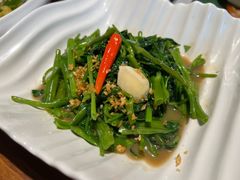 秘制虾酱炒空心菜-帕蓝·暹罗料理(曲阳店)