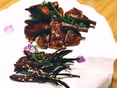 脆皮乳鸽拼鸭舌-莲·中餐厅(成都首座万豪酒店)