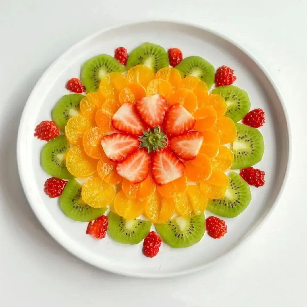 过年水果拼盘这样摆,超出片!