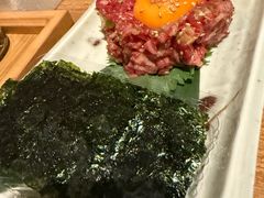 生拌牛肉-炼火烤肉店