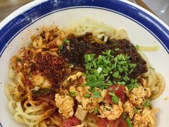 鸡蛋油泼炸酱三合一面-孟记传统大刀面(星源商城店)