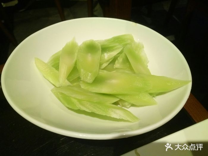 京涮铜锅涮肉(马连道店)-青笋-菜-青笋图片-北京美食-大众点评网