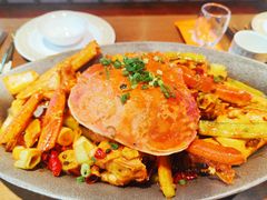 辣炒帝王蟹-蟹之国·精品蟹料理(极地店)