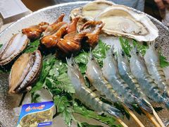 弹牙黄油大连鲍-白仁仔· 活烤海鲜 宵夜(豫园店)