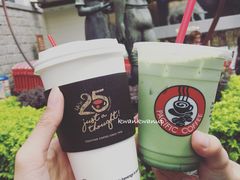 抹茶牛奶-太平洋咖啡(天神巷店)