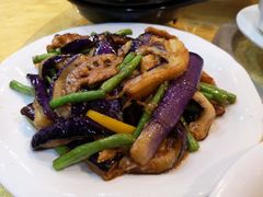 茄子酱爆豆角-汇景花园酒家(基立下道店)