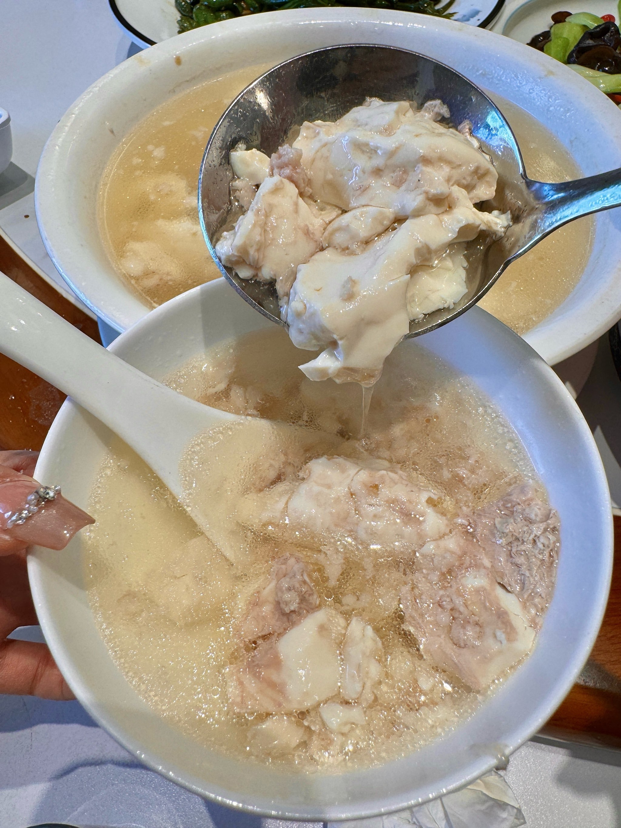 豆腐脑肉饼汤好赞