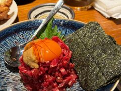 生牛肉拌海胆-九州酒场ひこぞう(1号店)