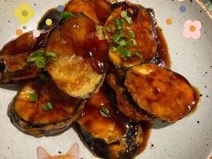 虾胶酿茄子-大树餐厅(红旗街万达店)