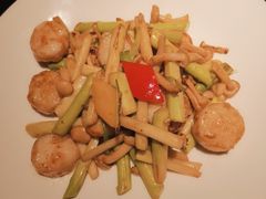 烧汁白玉菇炒带子-尚一汤·粤菜海鲜(环球港店)