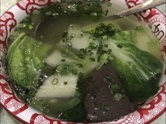 鲜鸡血小菜汤-陈胖子特色菜.鲜货现炒(融景城店)