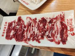 现切吊龙拌-为什么牛潮汕牛肉火锅(万胜广场店)