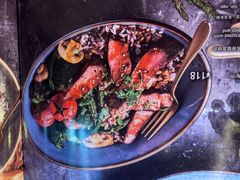 炙烤M3牛板腱杂粮饭-blue frog蓝蛙(长泰广场店)