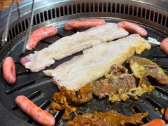 -明洞阿姨·韩式酱蟹烤肉·创意料理(三元桥店)