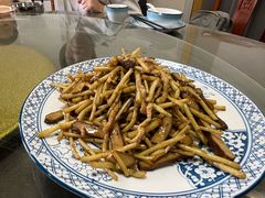 野芦蒿炒豆干-广迎居老正兴菜馆