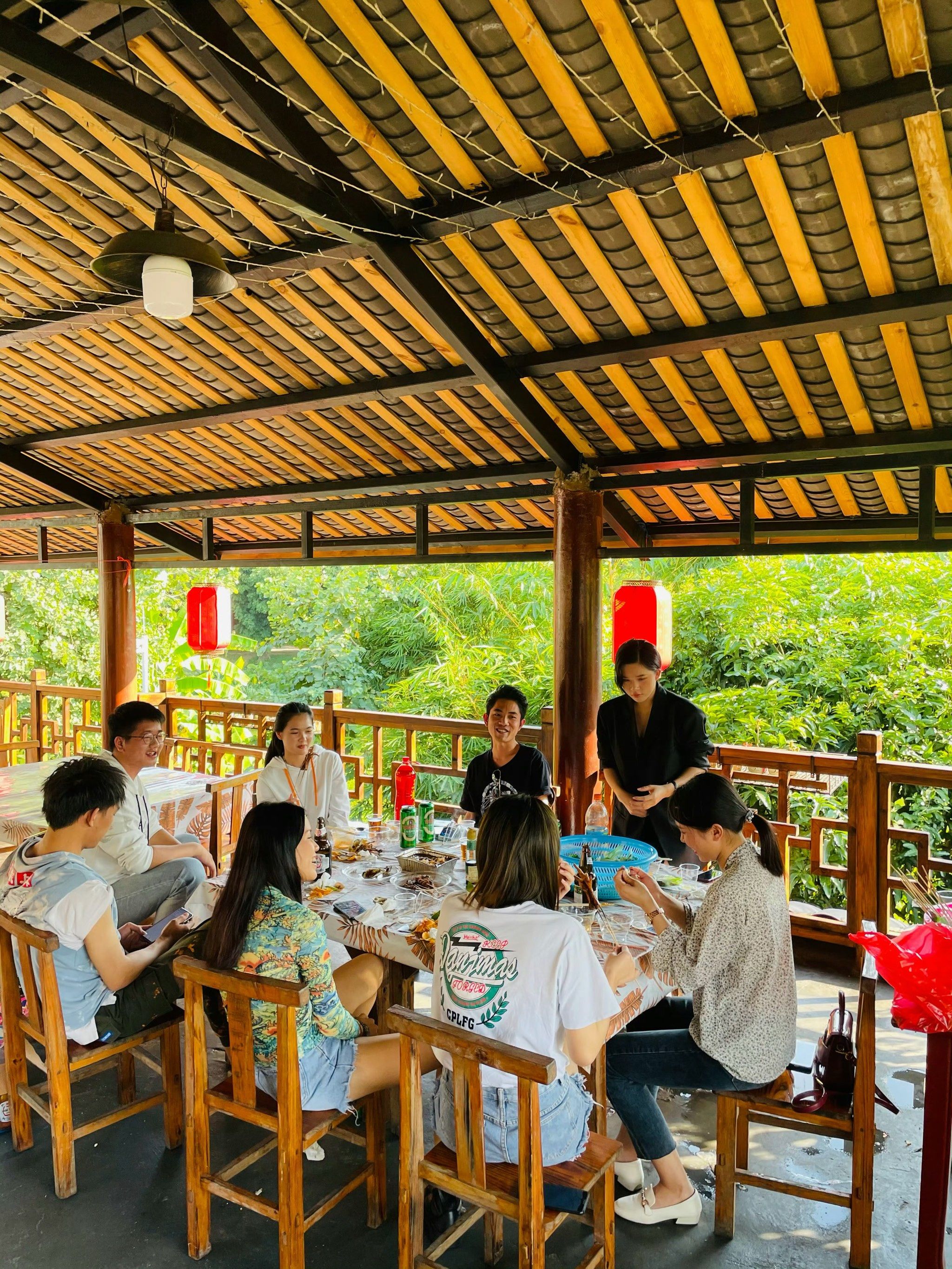 美丽南方烧烤农家乐 真的好惬意