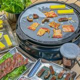 厦门这家人均50r工业露营风烤肉！！蒜香茄子好好吃