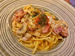 忌廉汁培根意大利扁面配水波蛋-Cyclus Craft Kitchen薩克思手工厨房