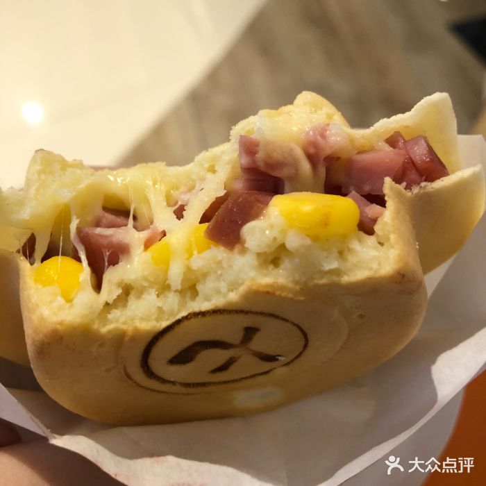 七七的车轮饼玉米火腿芝士图片
