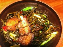 干豆角回锅肉-又一福烤鸭·北京菜(东四店)