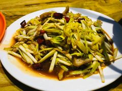 韭黄爆羊肚-杨氏青龙虾·羊蝎子(托乐嘉店)