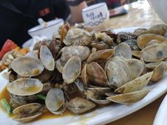 姜葱炒花甲-明记海鲜大排档(巽寮湾店)