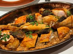 烤三黄鸡配羊肚菌黄酒汁-Oyster Talks 四度蚝法餐厅