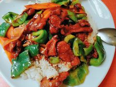 蚝汁牛柳盖饭-益民餐厅(交通大学店)