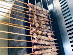 羊肉串-北京上庄水库尚野露天户外自助烧烤