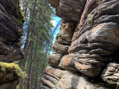 -阿萨巴斯卡瀑布观景点