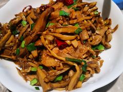 三层肉炒建瓯笋芽-四道菜·福建菜馆(新街口金鹰店)